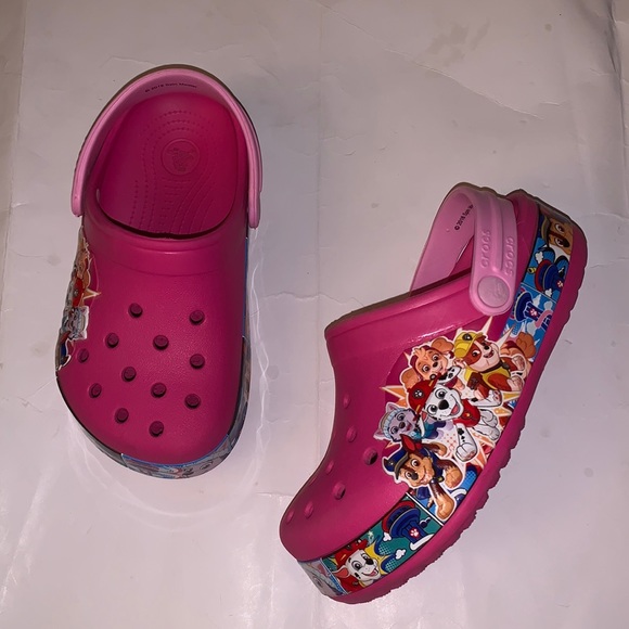 Crocs Paw Patrol Classic Band Clogs / Sandals Shoes Sz 1 - Picture 4 of 14